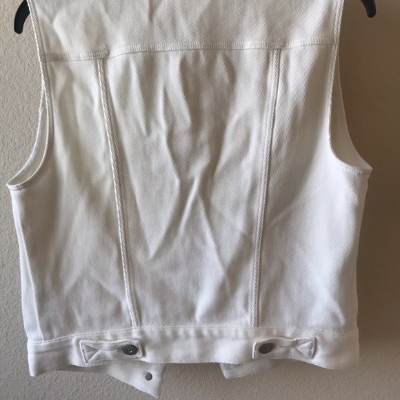 3x1 white denim vest - Picture 3 of 6